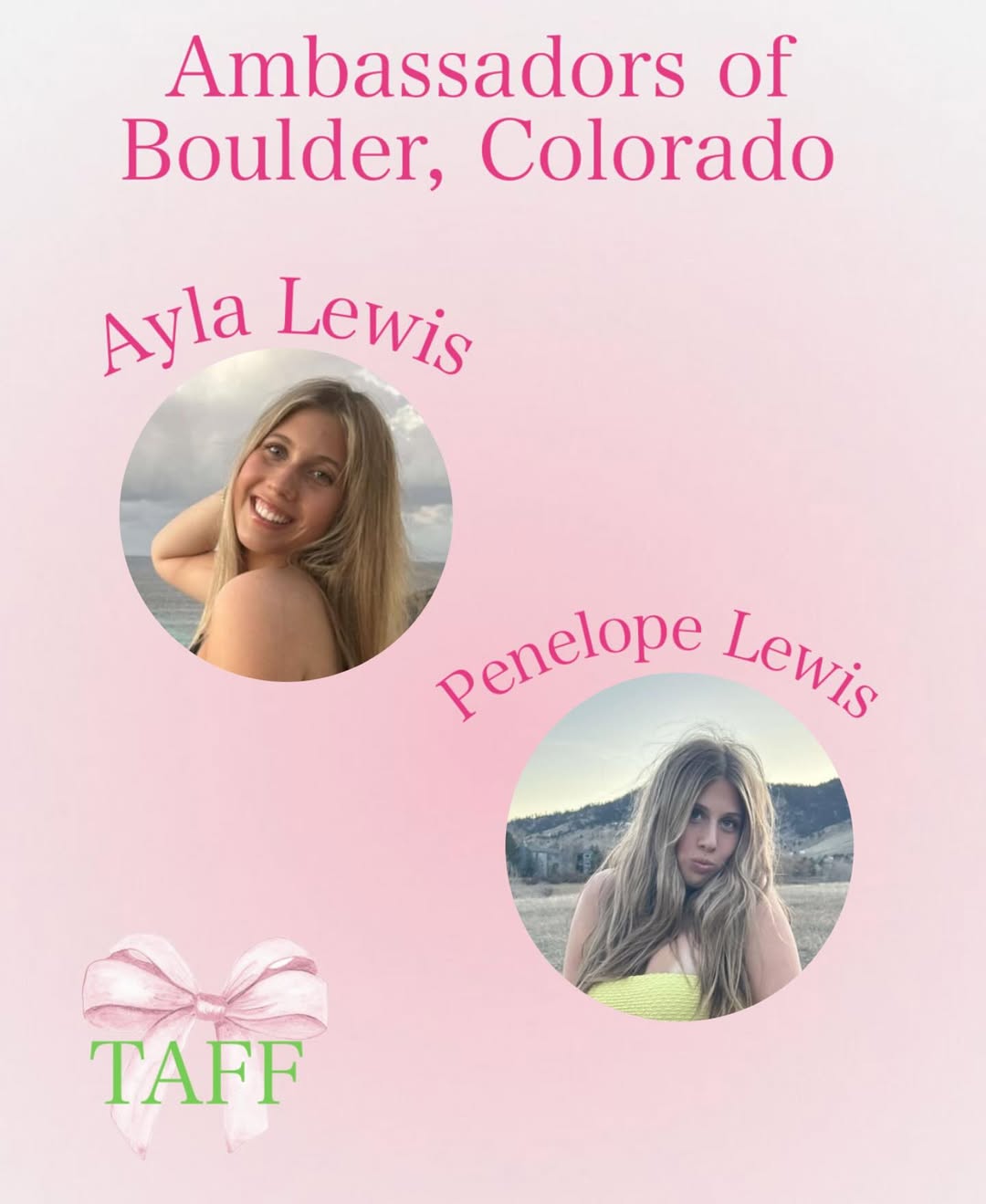 Boulder, Colorado Ambassadors